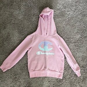 Champion Pink Pullover Hoodie Sweatshirt Size 6x